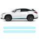 Купить Антигравийная защитная бронепленка по лекалам для Lexus RX AL20 2015-2018 - нижняя зона кузова пороги 106312 Модельные лекала защитных пленок для Lexus