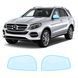 Купити Антигравійна захисна бронеплівка за лекалами для Mercedes-Benz GLE W166 facelift 2015-2019 - дзеркала 107045 Модельні лекала захисних плівок для Mercedes-Benz