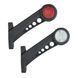 Купити Габаритні вогні LED для вантажівок Рожки 24V / косий 13 см / Червоно-Білий 2 шт (Л 072) 8361 Габарити ріжки - 1 фото из 2