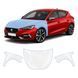 Купить Антигравийная защитная бронепленка по лекалам для Seat Leon IV 2020- капот и передние крылья 108775 Модельные лекала защитных пленок для Seat