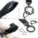 Buy Stylish TESLA Keychain with a strap on the keys with a carabiner Dark chrome №3 67780 Car Keychains - 3 photos from 3
