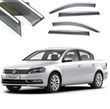 Купити Дефлектори вікон вітровики Benke для Volkswagen Passat B6 / B7 Седан Europe Хром Молдинг Із Нержавіючої Сталі 3D 32187 Дефлектори вікон Volkswagen