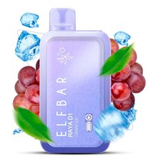 Купить Elf Bar RAYA D13000 18 ml Grape Ice (Виноград Лед) С Индикацией 66880 Одноразовые POD системы