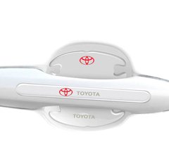 Купить Комплект защитных пленок Нано под ручки авто (отбойник на двери) Toyota 8 шт 65598 Защитная пленка для порогов и ручек