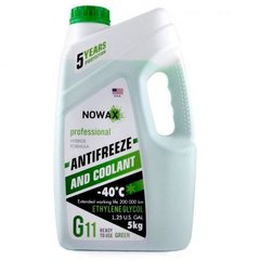 Купить Антифриз готовый NOWAX -42°C G11 Зеленый 5 кг (NX05003) 42560 Антифризы