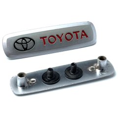 Купить Эмблема шильдик Toyota для автомобильных ковриков Алюминий 1 шт 60786 Эмблемы шильдики Подпятники для автоковриков