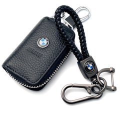 Купить Автонабор №5 для BMW / Брелок с карабином и чехол для автоключей с логотипом / тисненная кожа 38655 Подарочные наборы для автомобилиста