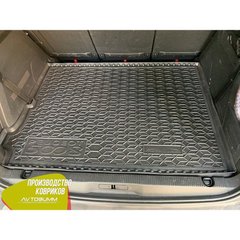 Купить Автомобильный коврик в багажник Peugeot 5008 2019- 5 мест / Резино - пластик 42292 Коврики для Peugeot