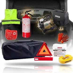 Buy Roadside Assistance Kit with Bag and Logo, 7 Pieces (Hurricane 90110) 40252 Technical assistance and care kits for motorists