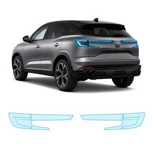 Купить Антигравийная защитная бронепленка по лекалам для Renault Austral I 2022- задние фонари стопы 108431 Модельные лекала защитных пленок для Renault