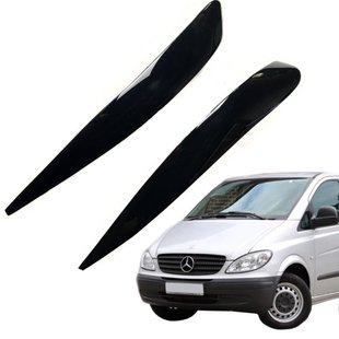 Купить Реснички фар для Mercedes Vito (W639) 2003-2010 Voron Glass 32452 Реснички - Защита фар