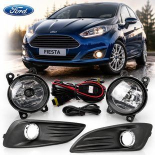 Buy Fog Lights for Ford Fiesta 2013-2017 with Wiring Kit (FD-648) 65477 Fog lights model Foreign car