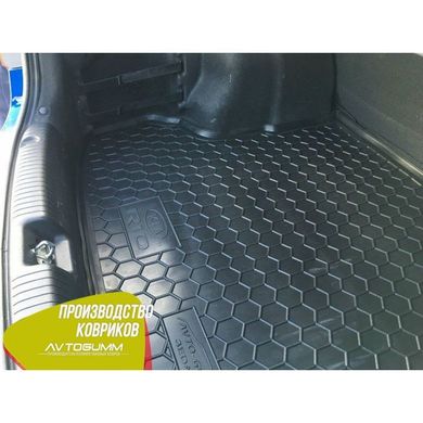 Купить Автомобильный коврик в багажник Kia Rio 2011- Sedan / Резиновый (Avto-Gumm) 27862 Коврики для KIA