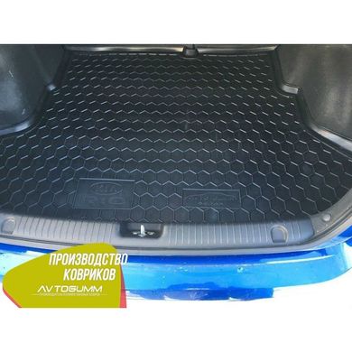 Купить Автомобильный коврик в багажник Kia Rio 2011- Sedan / Резиновый (Avto-Gumm) 27862 Коврики для KIA