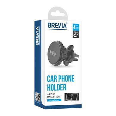 Buy Mobile Phone Holder Brevia AirClip MagButton Reinforced Magnetic 4 Magnets (48200) 86259