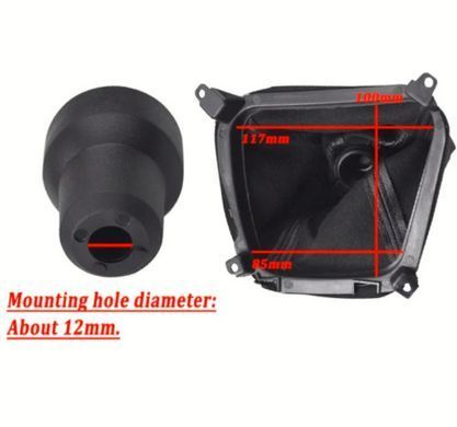 Buy Gear knob with dust cover assembly Model for Hyundai Tucson (JM) 2004-2012 (5 speeds) No. 7 91155 Handles Dust Covers Gearbox Model