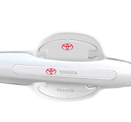 Купить Комплект защитных пленок Нано под ручки авто (отбойник на двери) Toyota 8 шт 65598 Защитная пленка для порогов и ручек