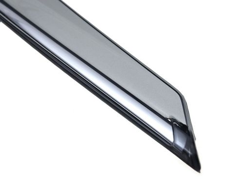 Купити Дефлектори вікон вітровики для Mazda 6 2013- З Молдингом Хром 2657 Дефлектори вікон Mazda