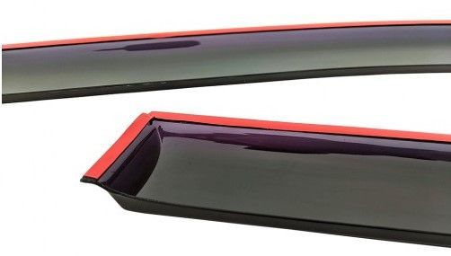 Купить Дефлекторы окон ветровики для ВАЗ Калина 1117 универсал Скотч 3M Voron Glass 41100 Дефлекторы окон LADA (ВАЗ)