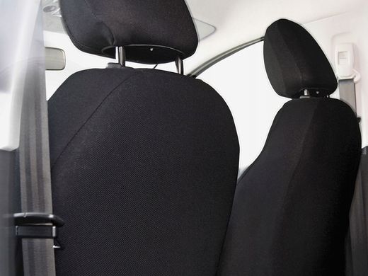 Купить Чехлы на сидения модельные для Renault Logan Sandero 13-16 / Раздельная спинка / Черные 36486 Чехлы для сиденья модельные