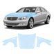 Купить Антигравийная защитная бронепленка по лекалам для Mercedes-Benz S-Class W221 2005-2009 - капот и передние крылья 107179 Модельные лекала защитных пленок для Mercedes-Benz