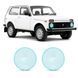 Buy Pre-cut paint protection film for LADA Niva 2121 1977-2020 - optics (headlights & fog lights) 105876 Model-specific paint protection film patterns for LADA