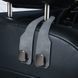 Buy Car headrest holder with 2 hooks Gray with ABS Plastic 88935 Headrest hangers