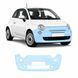 Купити Антигравійна захисна бронеплівка за лекалами для Fiat 500 II 2007- передній бампер 104142 Модельні лекала захисних плівок для Fiat