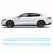 Купити Антигравійна захисна бронеплівка за лекалами для BYD Han II 2020-2022 - нижня зона кузова пороги 103108 Модельні лекала захисних плівок для BYD