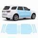 Купить Антигравийная защитная бронепленка по лекалам для Dodge Durango WD/WK2 2011-2020 - зоны дверей и стойки окон 104077 Модельные лекала защитных пленок для Dodge