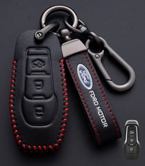 Купить Чехол для автоключей Ford с Брелоком Карабин Оригинал (3 кнопки №4) 66829 Чехлы для автоключей (Оригинал)