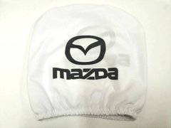 Купить Чехлы для подголовников Универсальные Mazda Белые 2 шт 26274 Чехлы на подголовники