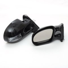 Купить Зеркала автомобильные боковые ВАЗ 01-07 черный глянец ( форма капли модель EL 130 516 не складываются ) 2шт 24130 Зеркала  Боковые  универсальные Тюнинг