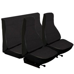 Купити Модельні чохли для ВАЗ 2107 Вставка Чорна 63266 Чохли для сидіння модельні