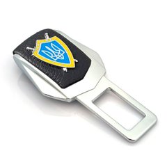 Купить Заглушка ремня безопасности с логотипом Герб Украины 1 шт 62321 Заглушки ремня безопасности