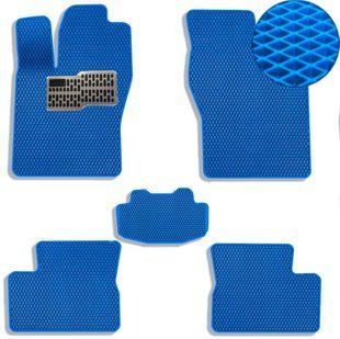Buy EVA floor mats for Opel Kadett 1984-1991 with heel pad Blue 5 pcs 68188 Floor mats for Opel