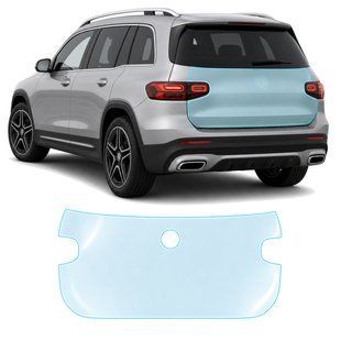 Buy Pre-cut paint protection film for Mercedes-Benz GLB X247 facelift 2023- trunk lid area 106982 Model-specific paint protection film patterns for Mercedes-Benz