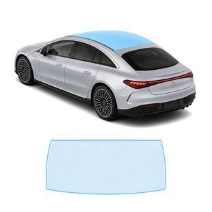 Купити Антигравійна захисна бронеплівка за лекалами для Mercedes-Benz EQS 2021- зона даху 106906 Модельні лекала захисних плівок для Mercedes-Benz