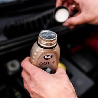 Купити Гальмівна рідина K2 Dot-4 Brake Fluid 500 мл (T1041) Оригінал 63219 Гальмівна рідина