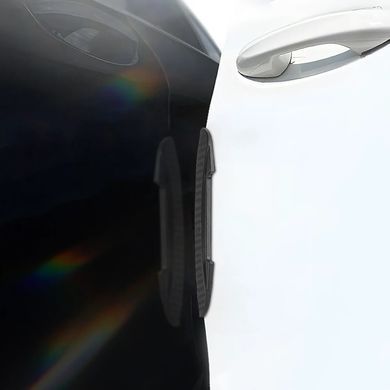 Купить Защитные противоударные полосы TRD SPORT на края двери 16х147 мм Резина (наклейки) Черный 4 шт 89610 Отбойники для дверей авто