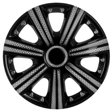 Купити Ковпаки для колес Star DTM R14 Супер Чорні Карбон 4 шт 21724 14 (Star)