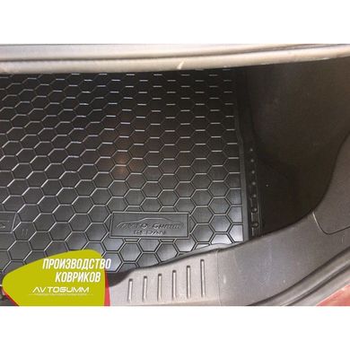 Купити Автомобільний килимок у багажник Ford Focus 3 2011- Sedan докатка / Гумо - пластик 42043 Килимки для Ford