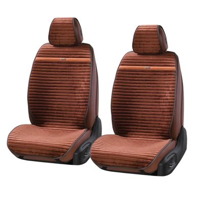 Купить Накидки для передних сидений Алькантара Napoli Темно-коричневые 2 шт(700 215) 9852 Накидки для сидений Premium (Алькантара)