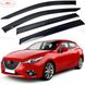 Купити Дефлектори вікон вітровики HIC для Mazda 3 (BM) 2013-2019 Седан / Хетчбек Оригінал (MA32-IJ) 60524 Дефлектори вікон Mazda - 1 фото из 5