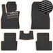 Купити Килимки в салон EVA для Mazda 3 III 2013-2019 з підп'ятником Чорні-Бежовий кант 5 шт 70916 Килимки для Mazda