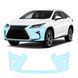 Купить Антигравийная защитная бронепленка по лекалам для Lexus RX AL20 2015-2018 - передний бампер 106314 Модельные лекала защитных пленок для Lexus