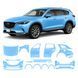 Buy Pre-cut paint protection film for Mazda CX-9 TC facelift 2020-2023 - full body 106509 Model-specific paint protection film patterns for Mazda