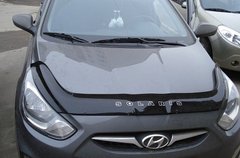 Купить Дефлектор капота мухобойка для Hyundai Accent / Solaris 2010-2014 5159 Дефлекторы капота Hyundai