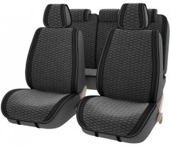 Купить Накидки для сидений Алькантара Palermo Premium комплект Серые 9904 Накидки для сидений Premium (Алькантара)