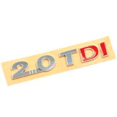 Купити Емблема напис 2.0 TDI Passat 2015-2019 103x16 мм Скотч (3G0853675ACJZQ) 67005 Емблема напис на іномарки